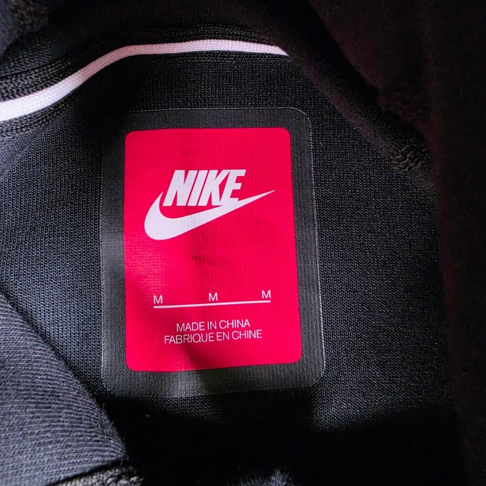 Nike Tech Fleece Full Zip Hoodie Women Medium Black Jacket 657859-010